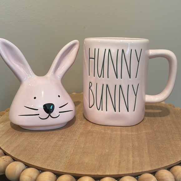 Rae Dunn Hunny Bunny Mug and Lid - Picture 2 of 2